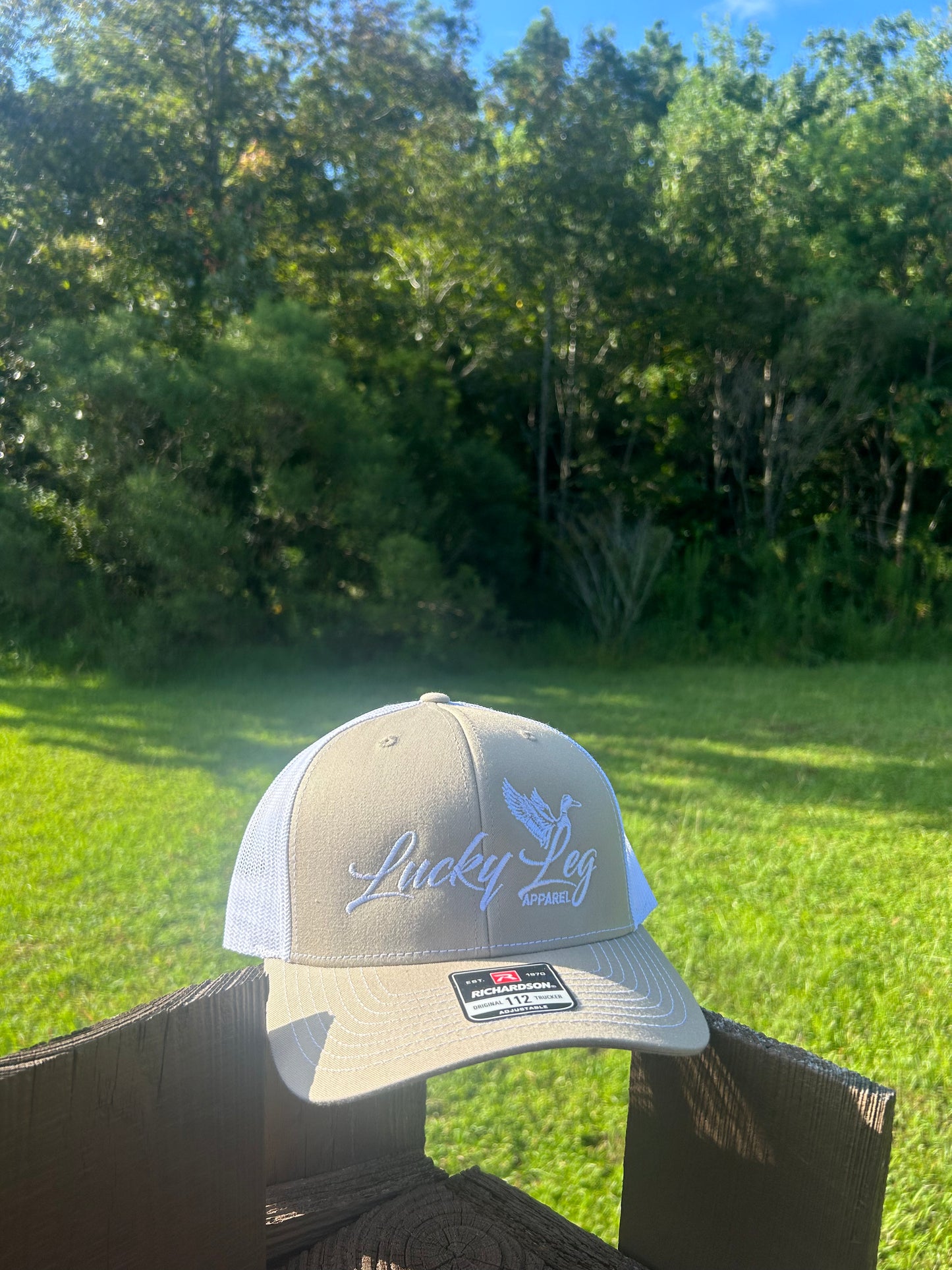 "Take Flight" Khaki/White